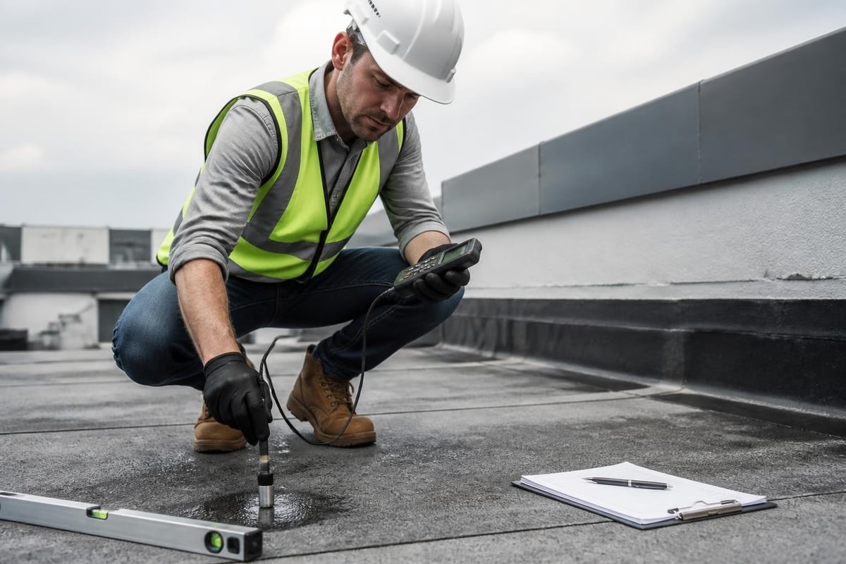 Detailed roofing inspection process