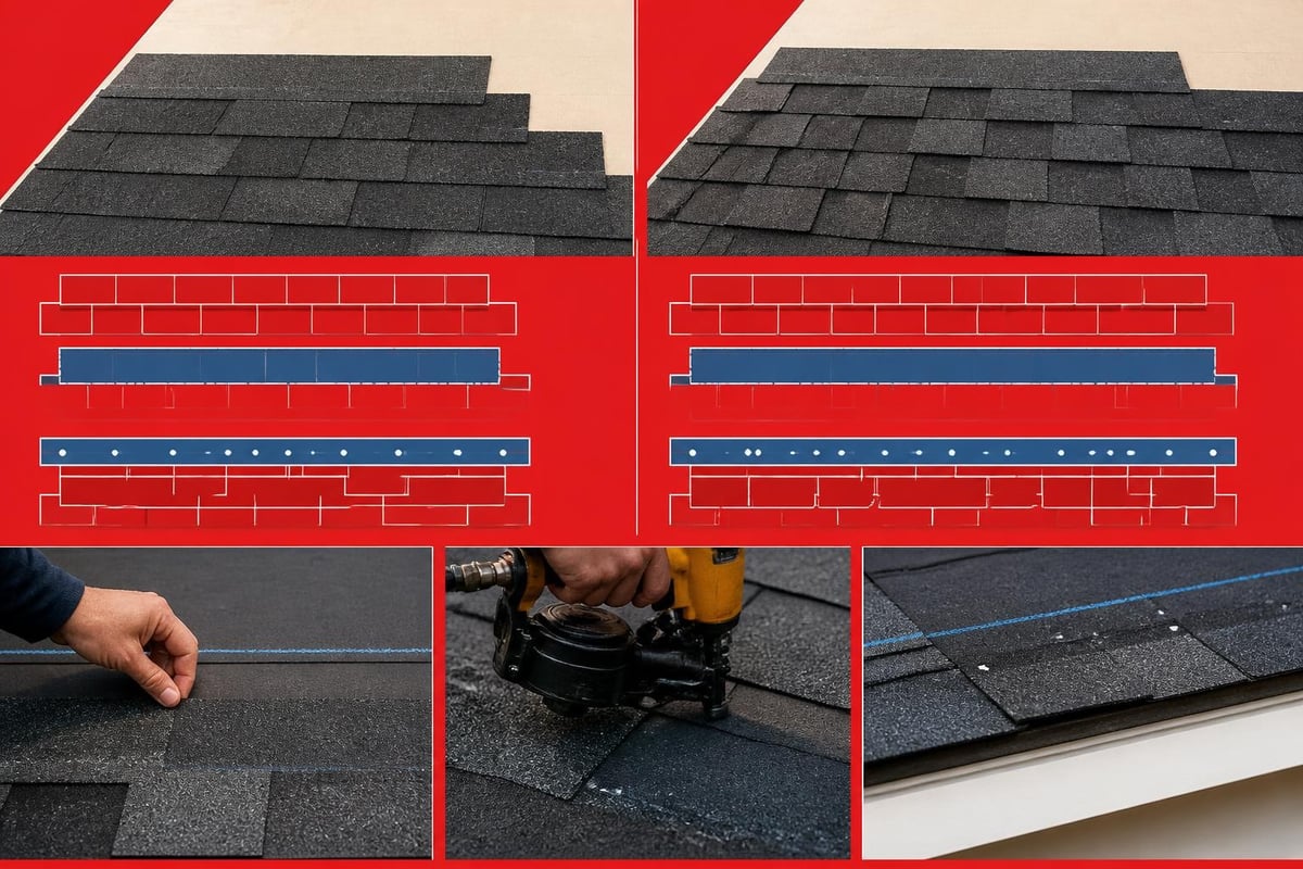Shingle alignment and pattern layout