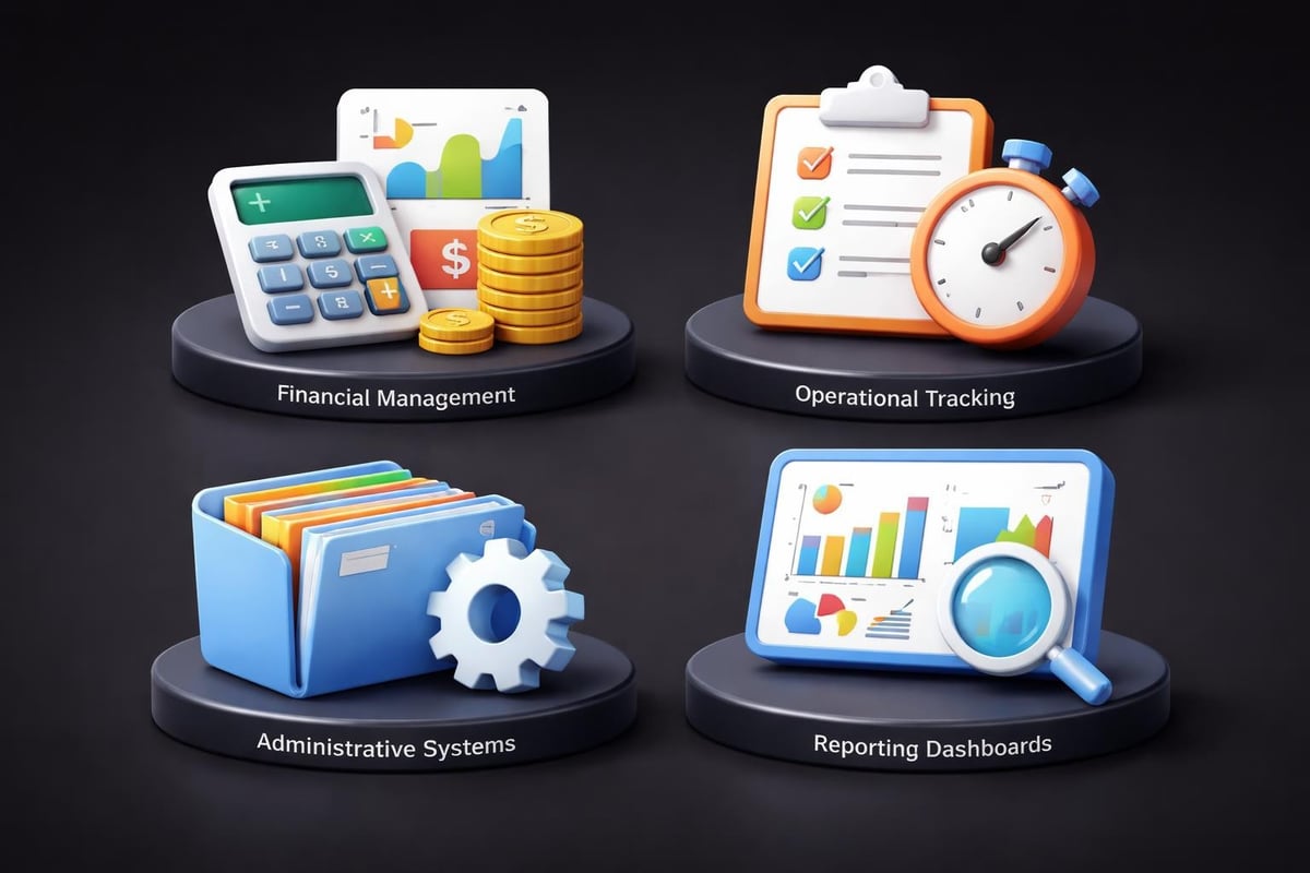 Excel template categories for business operations