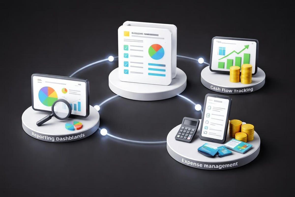 Financial template workflow integration