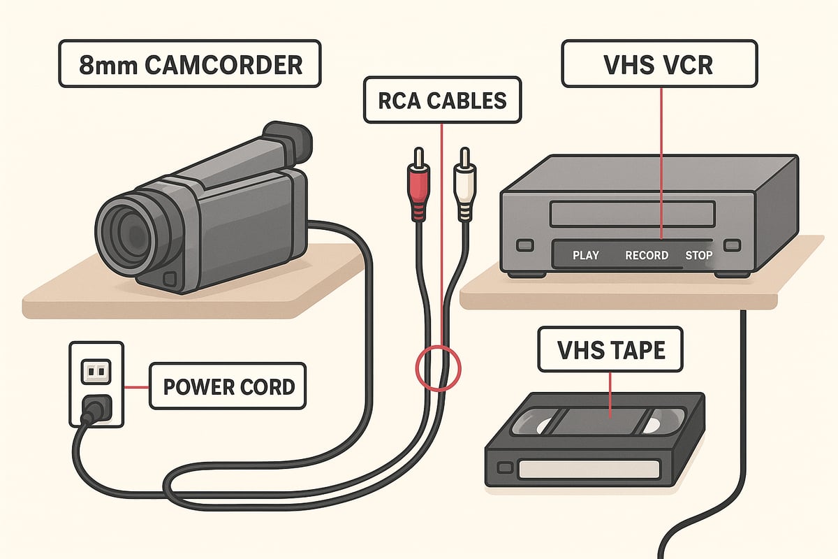 Step-by-Step Guide: How to Convert 8mm Tape to VHS (2026 Edition)