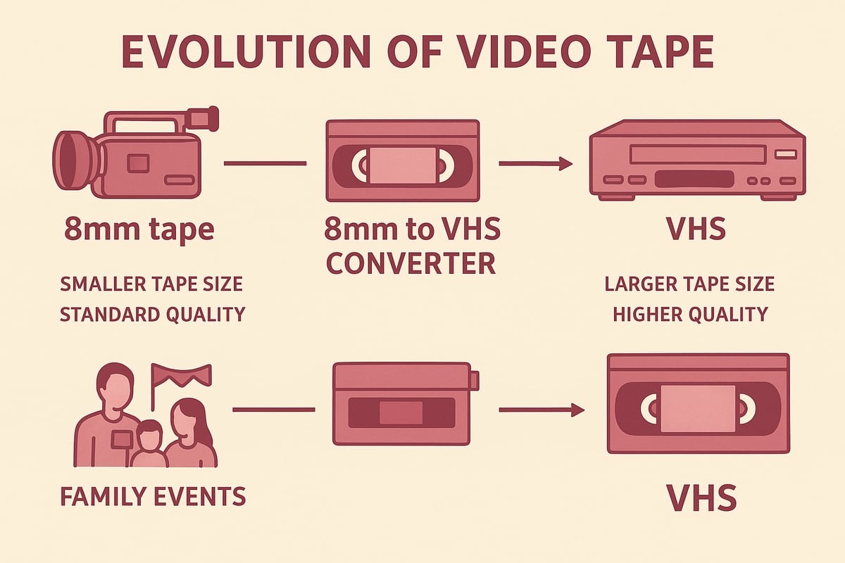 Understanding 8mm Tapes and VHS: Formats, History, and Use Cases