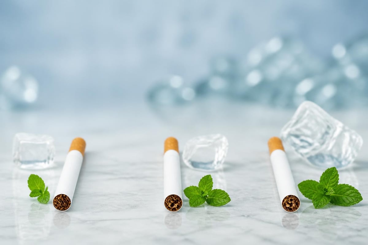 Menthol intensity spectrum