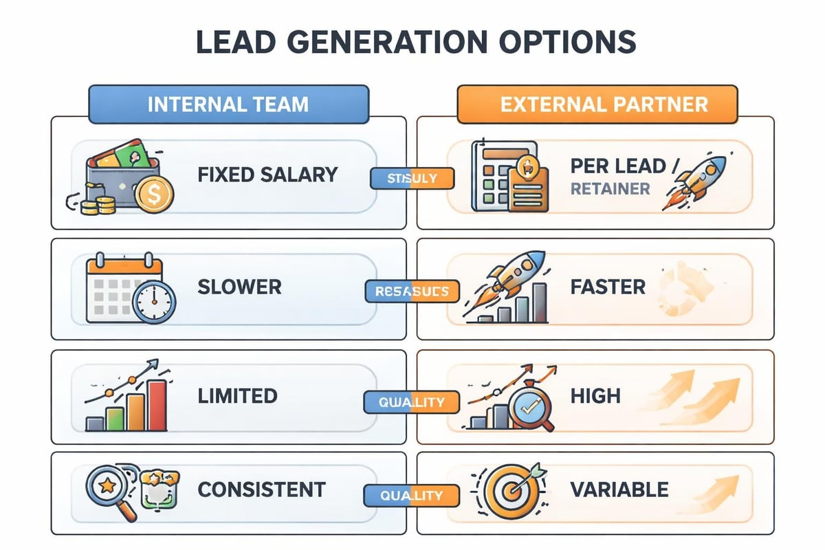 Lead generation decision framework