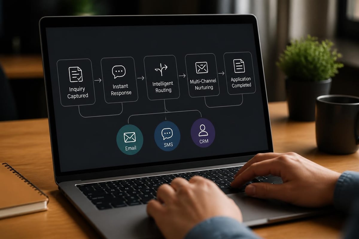 Enrollment automation workflow