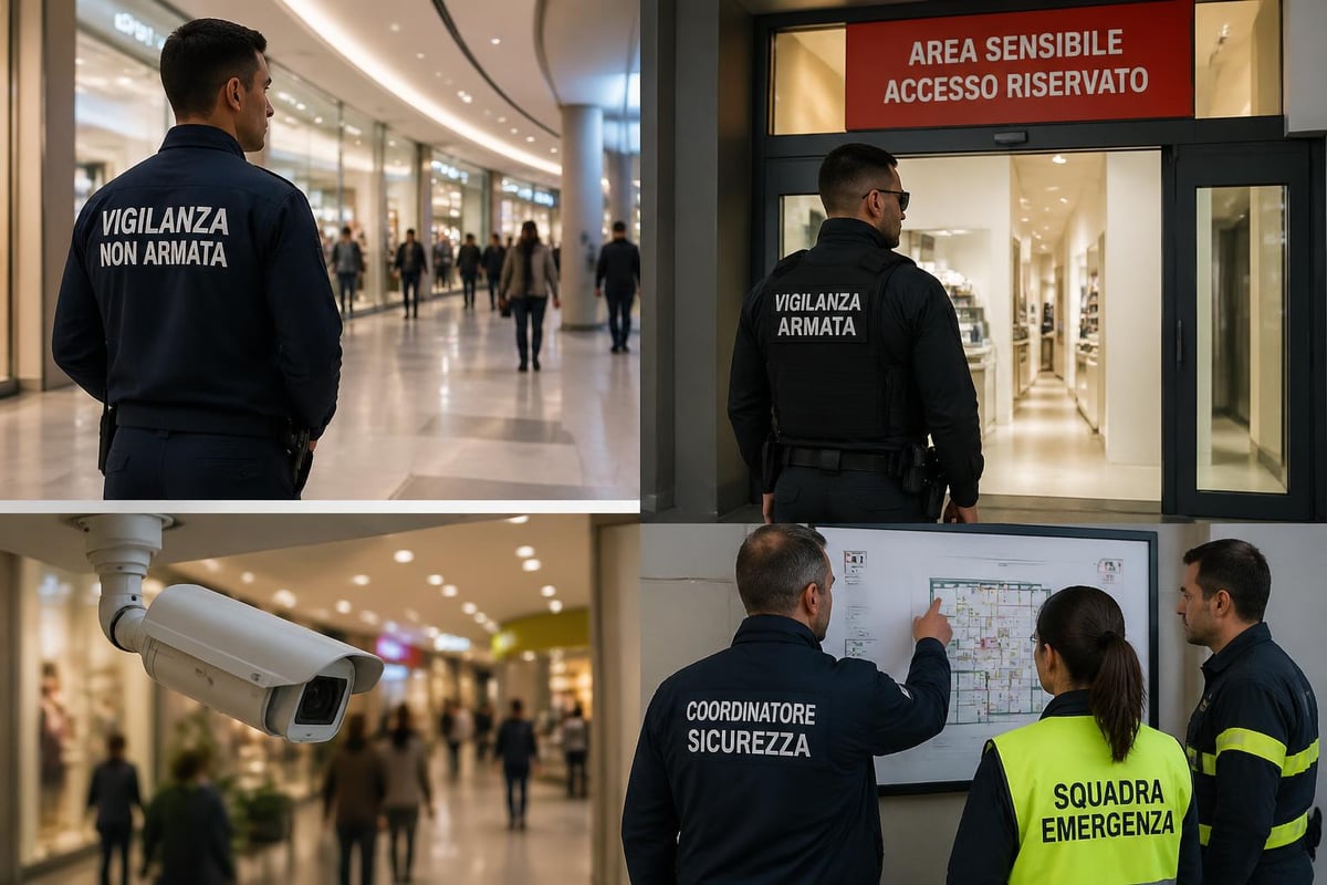 Livelli di sicurezza nei centri commerciali