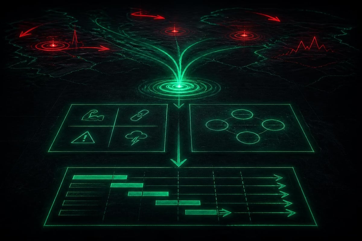 Marketing intelligence workflow from data to action