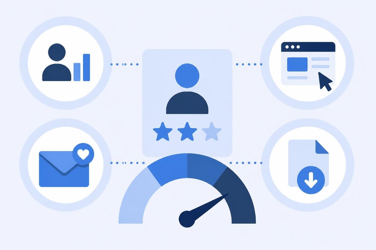 Automated lead scoring workflow