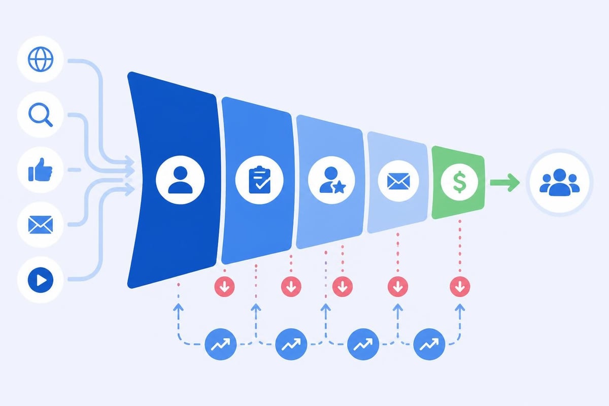 Lead generation funnel optimization