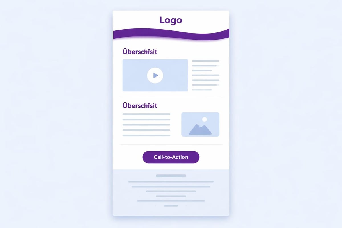 Newsletter layout structure