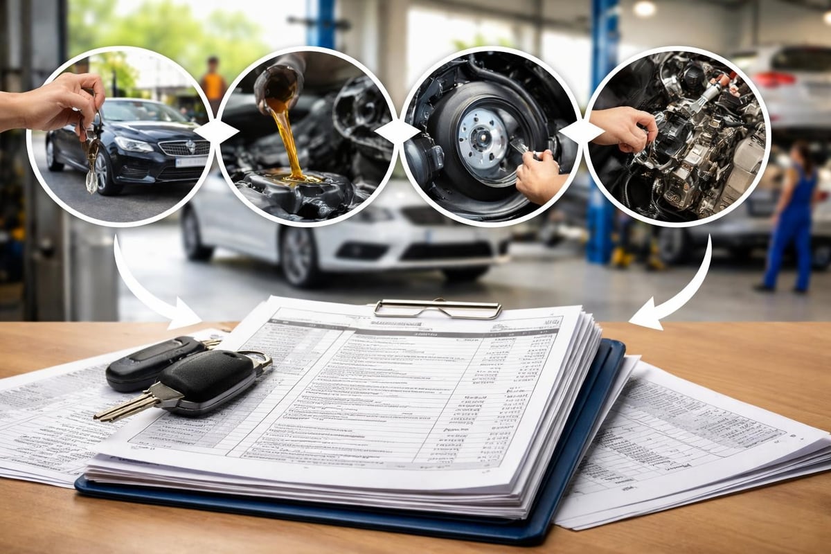 Vehicle maintenance records