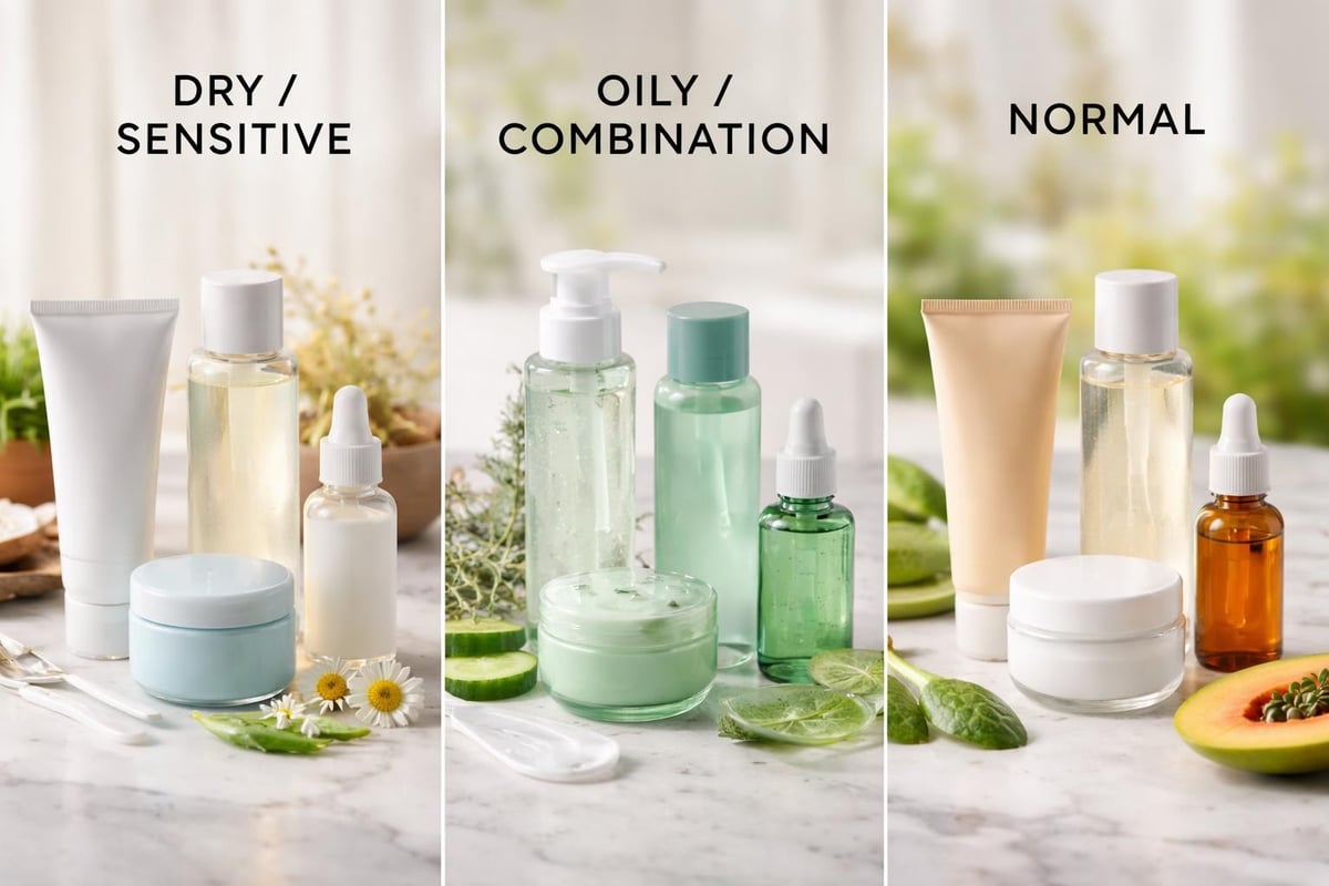 Skin type product matching guide