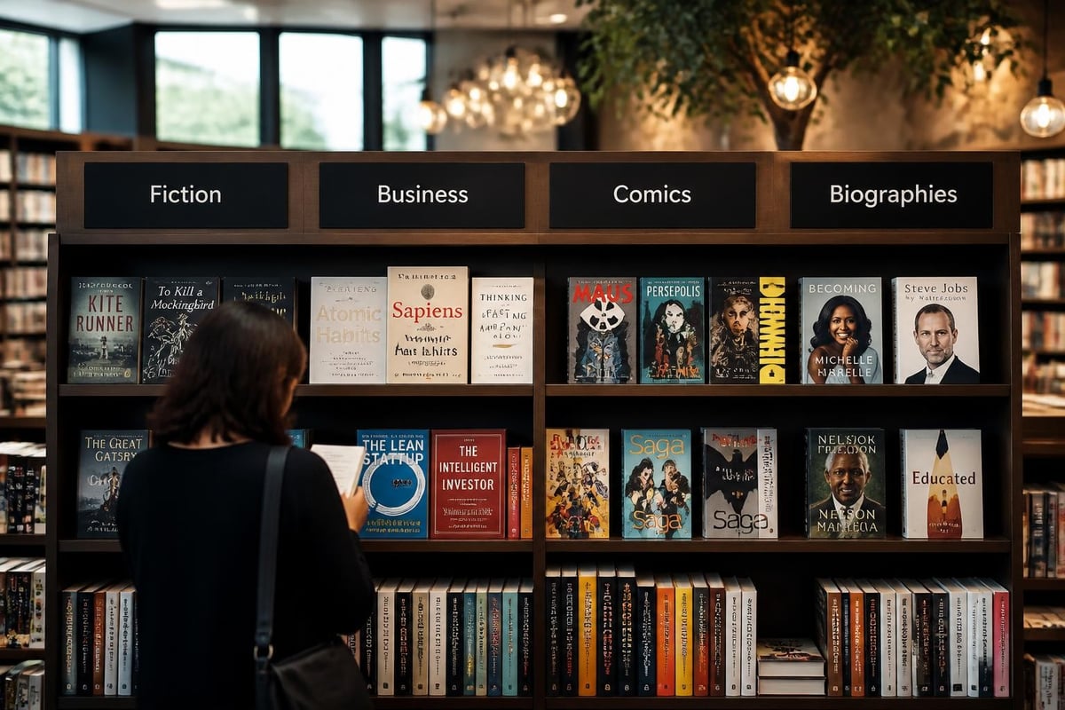 Book selection categories