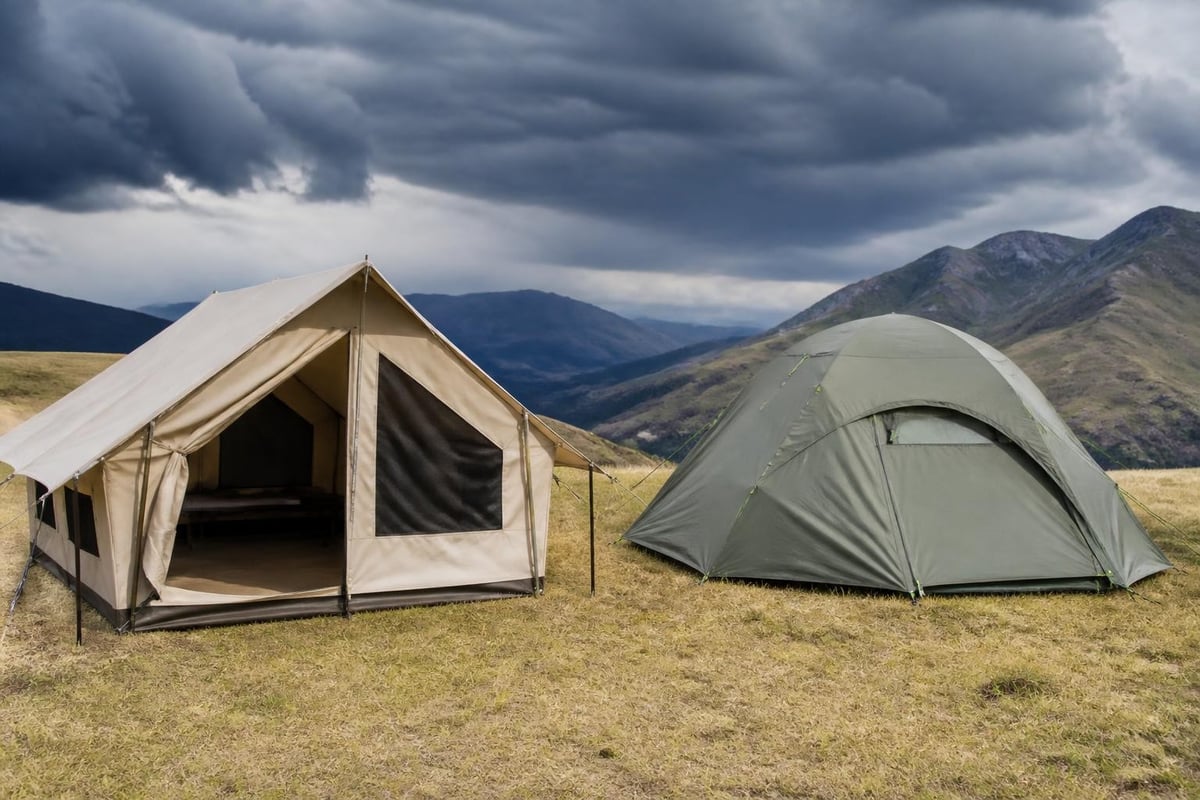 Tent material comparison