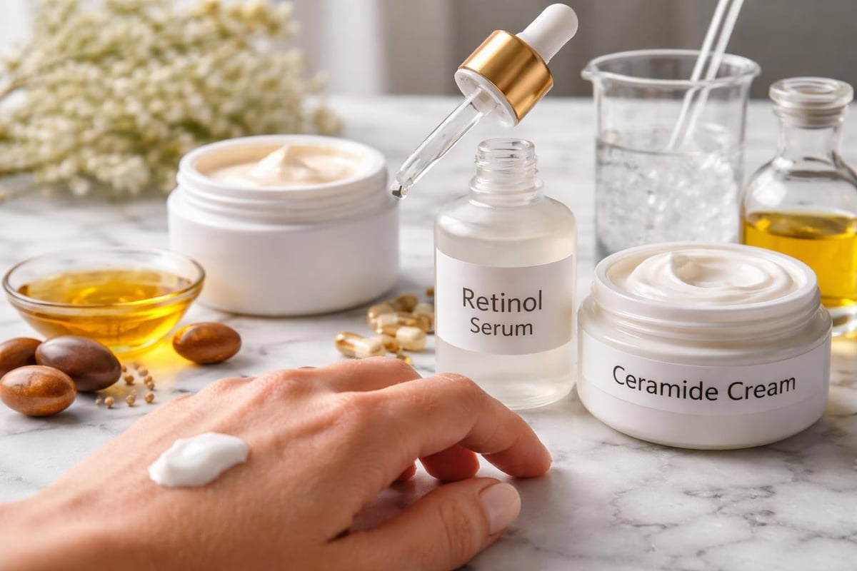Retinol mechanism on dry skin