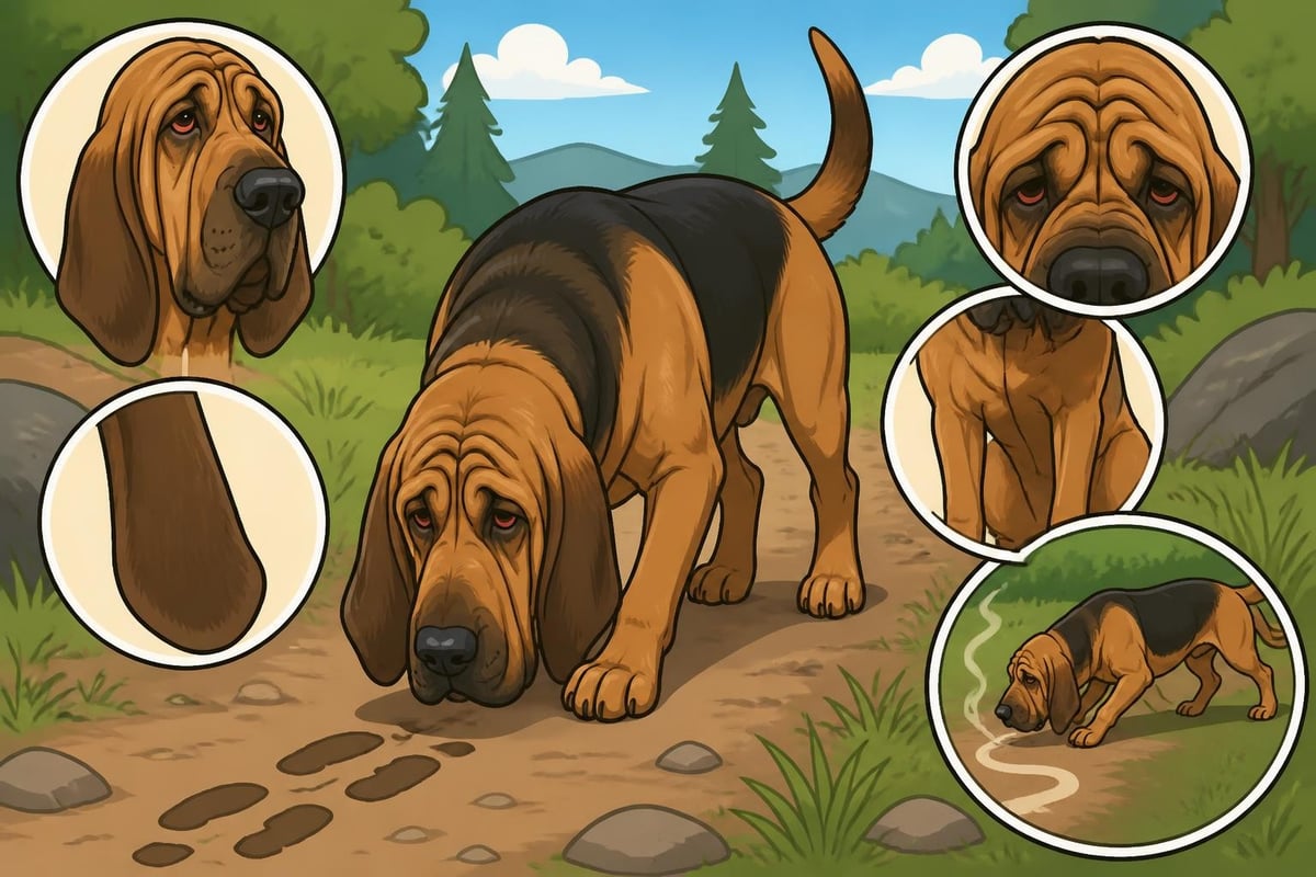 Fysieke kenmerken bloedhond