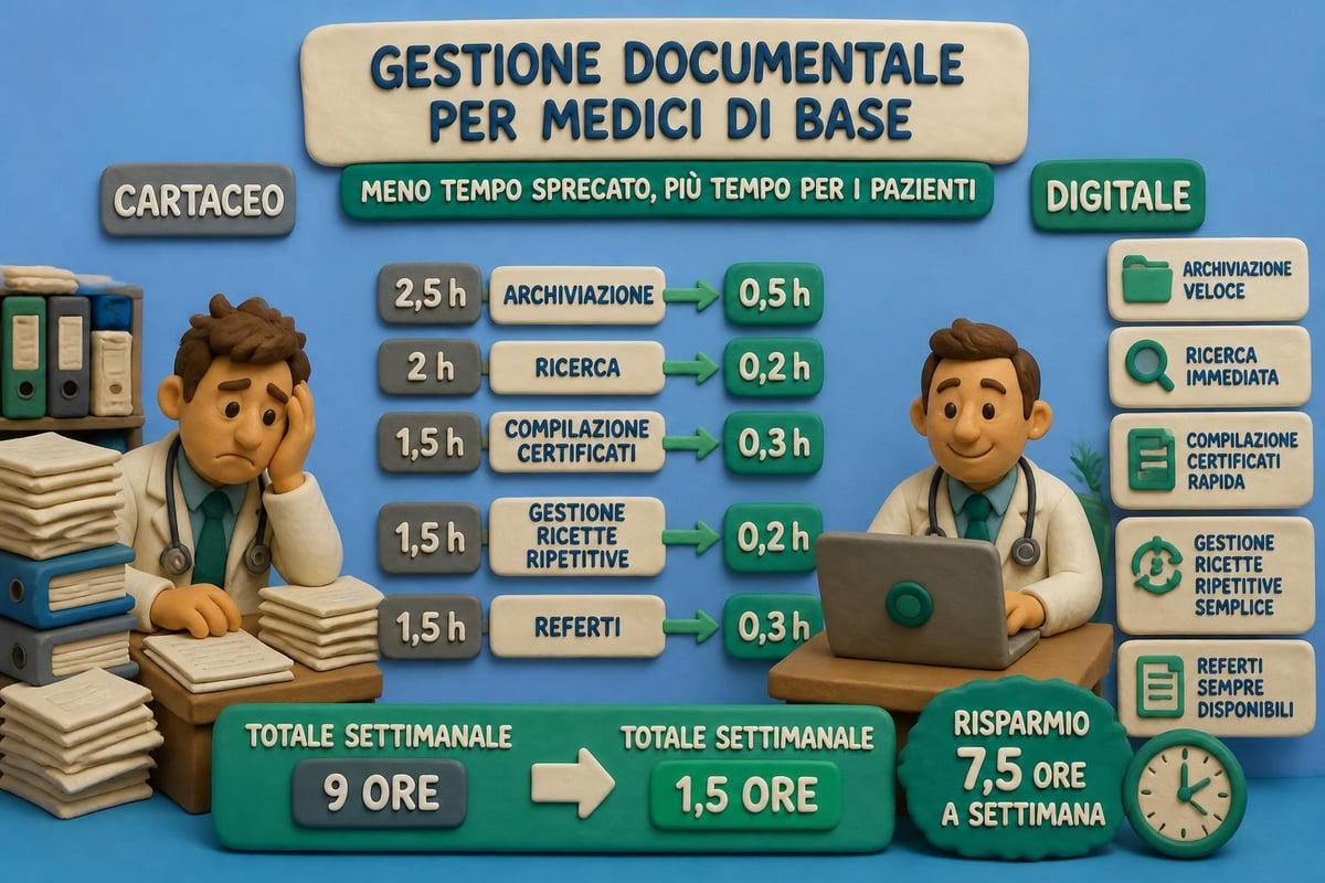 Vantaggi digitalizzazione documenti sanitari