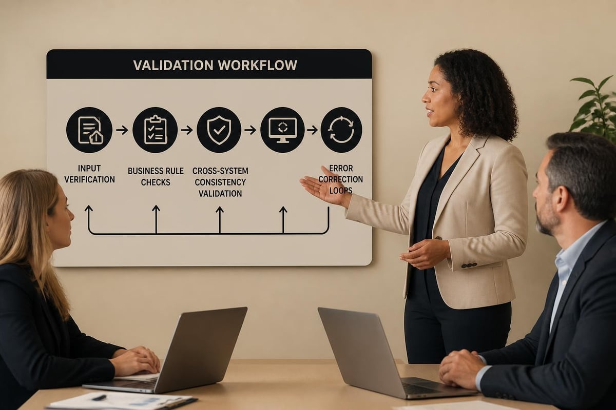 Data validation workflow