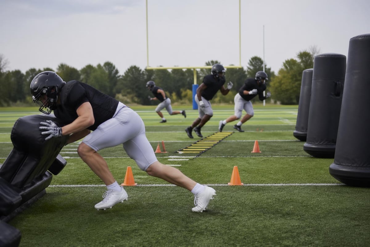 Football training equipment categories