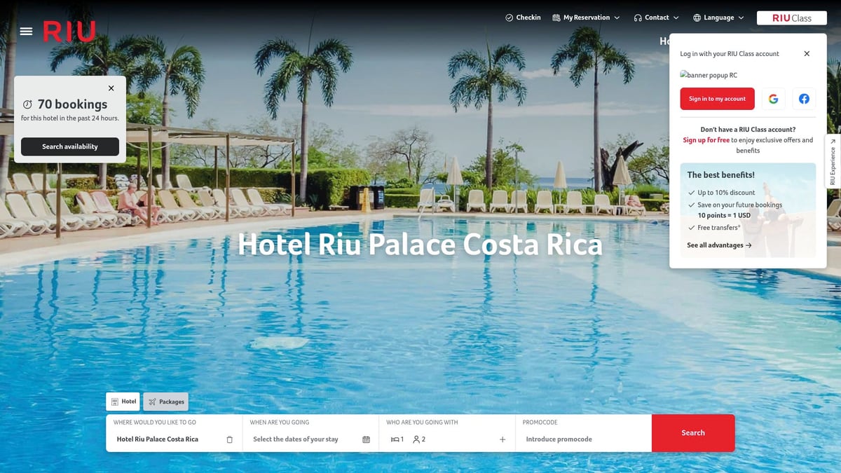 7 Amazing Best Price All Inclusive Deals for 2026 - RIU Palace Costa Rica – Adventure & Relaxation