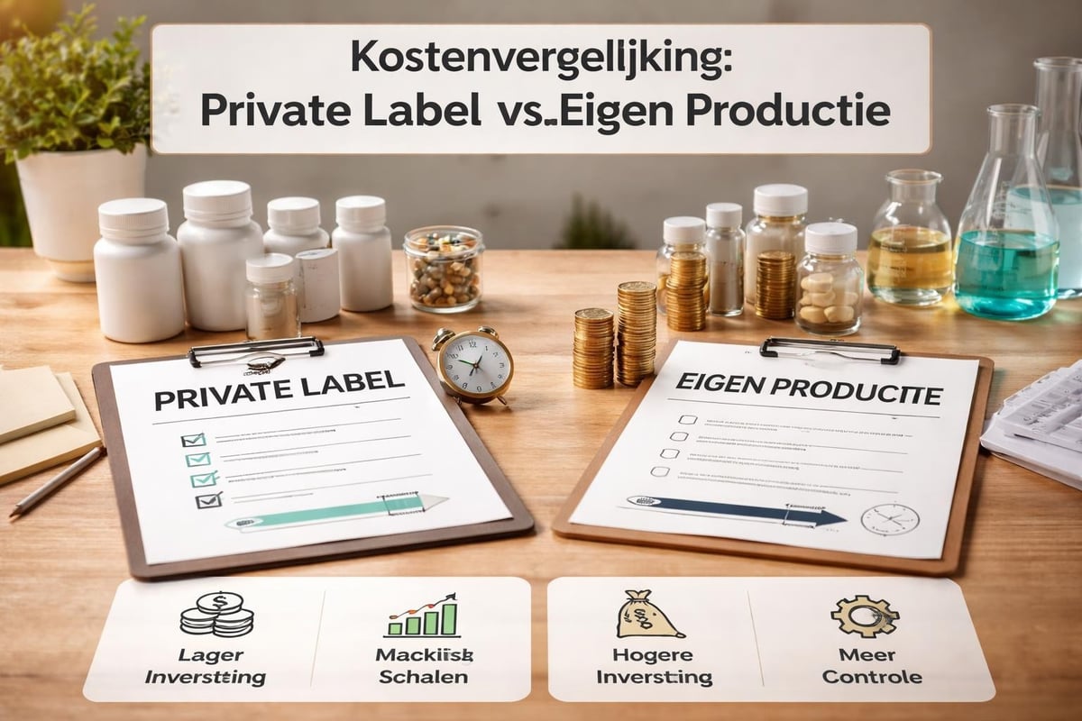 Private label protein shake production advantages