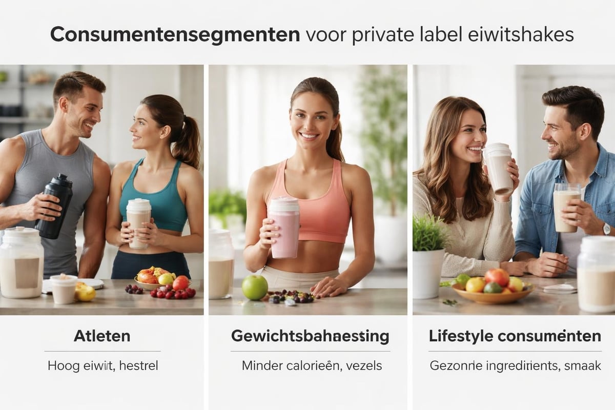 Target market segmentation for protein shakes