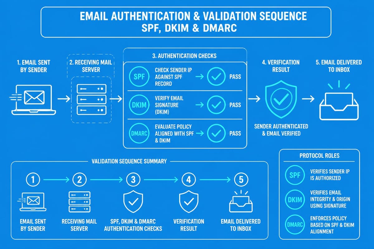 Email authentication process