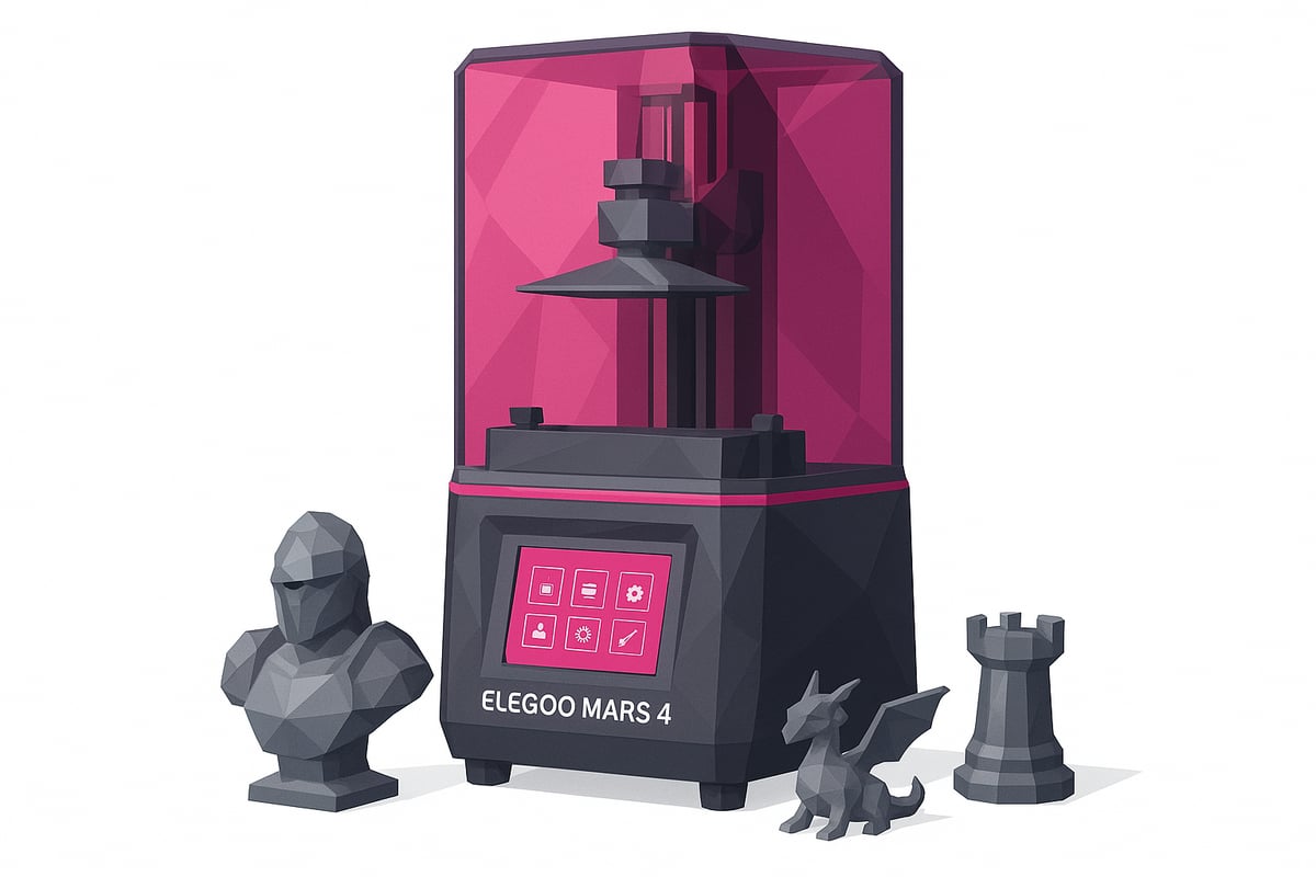 Características clave de la Elegoo Mars 4 en 2025