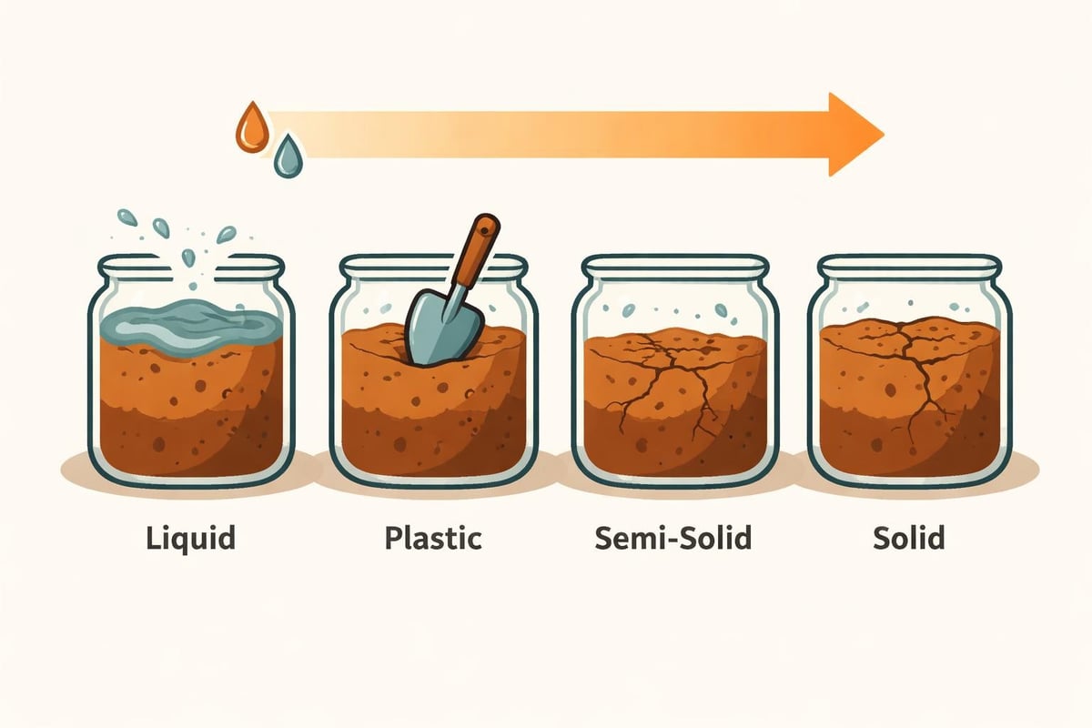 Soil consistency states