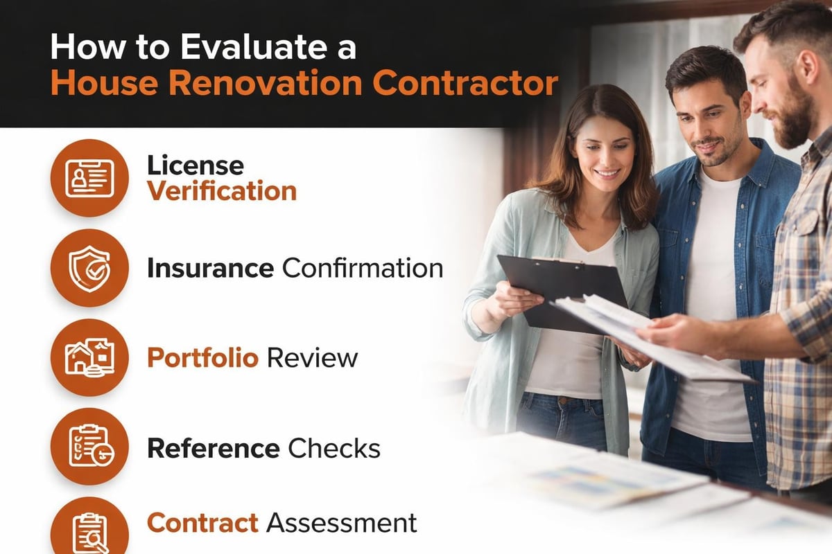 Contractor evaluation checklist