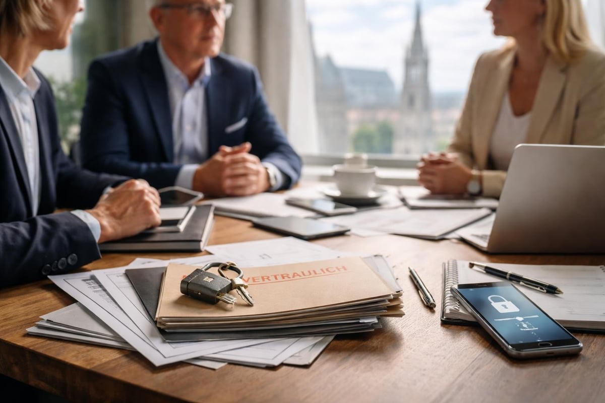 Diskrete Organisation privater Treffen