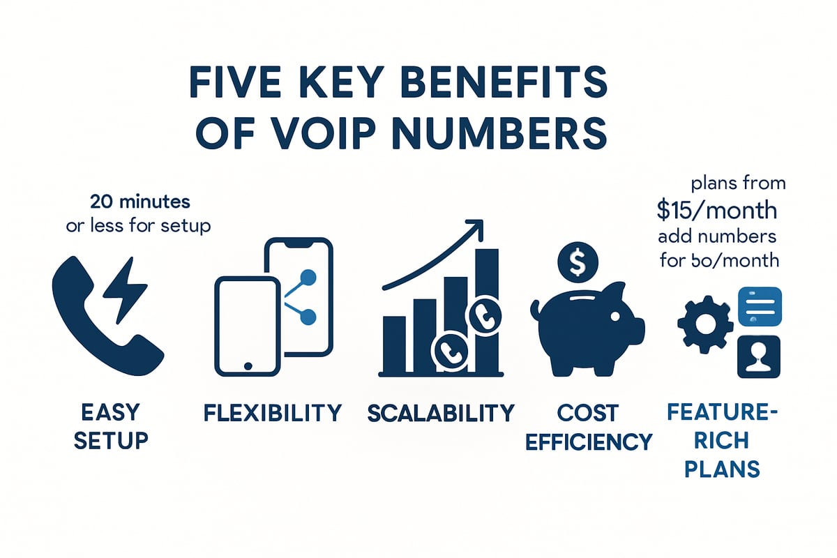 5 Key Benefits of Using VoIP Numbers