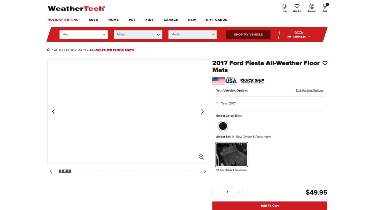 7 Essential Fiesta Mk7 Floor Mats for 2025 Drivers - WeatherTech All-Weather Floor Mats