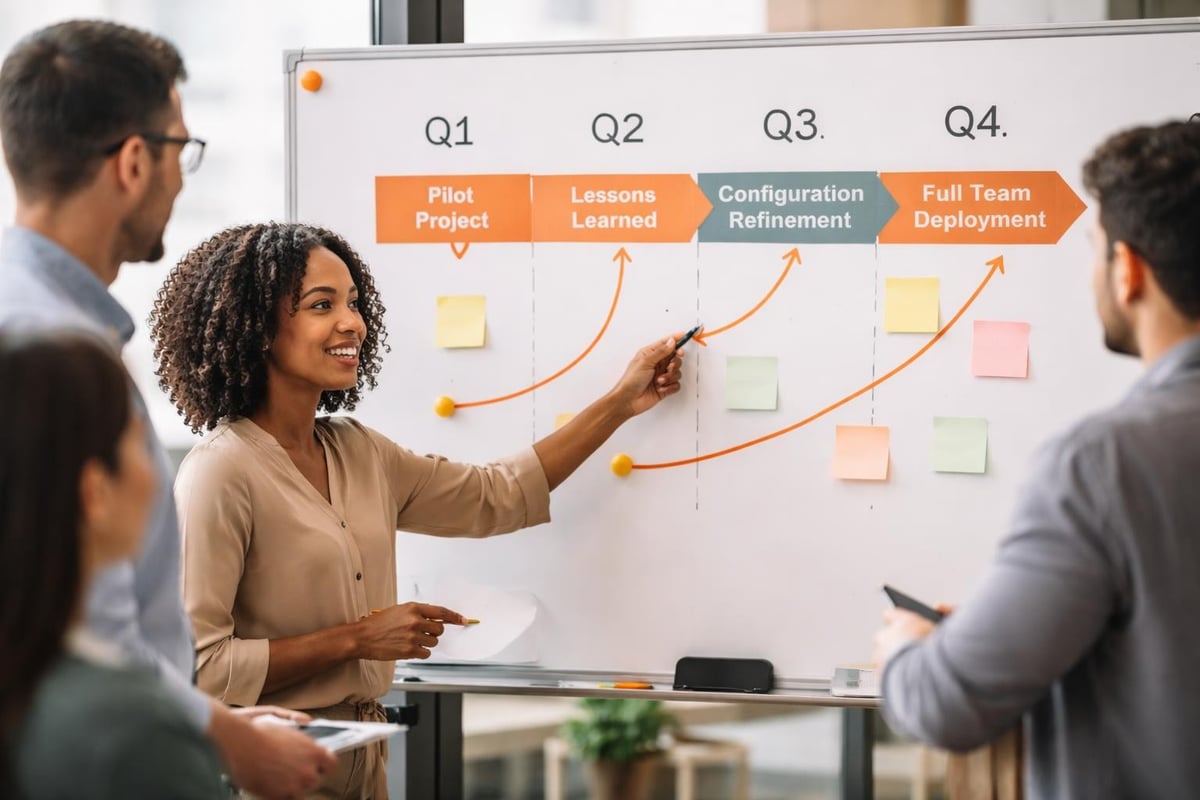 Project Mgmt Software: Complete Selection Guide Implementation timeline