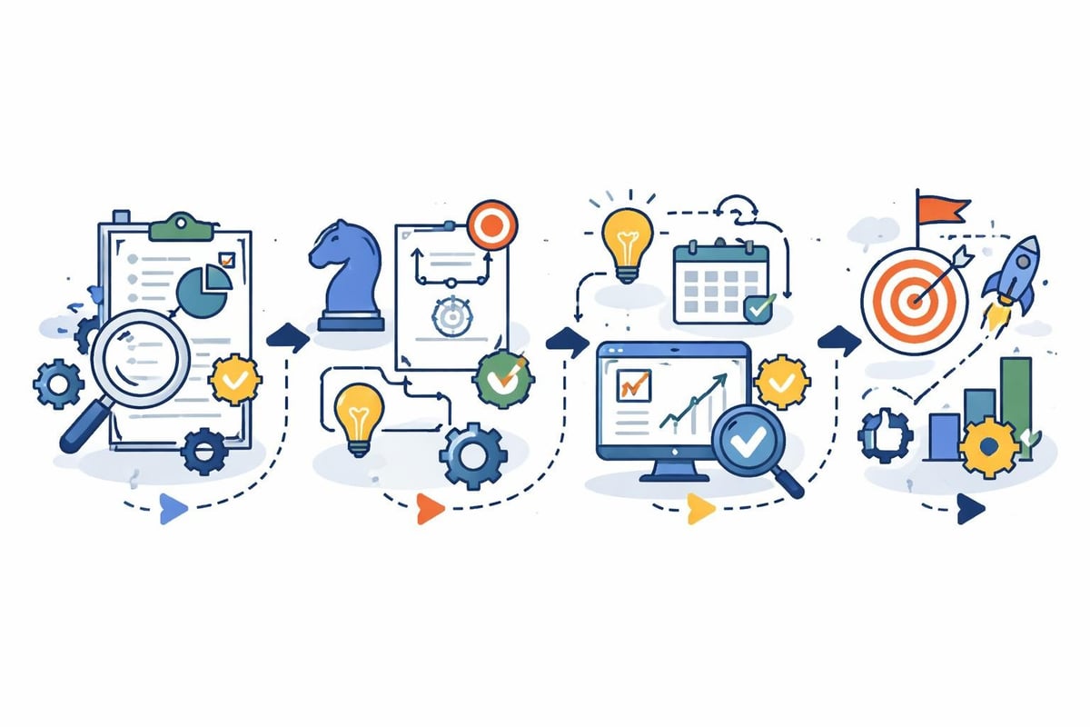 Marketing-Implementierung Prozess