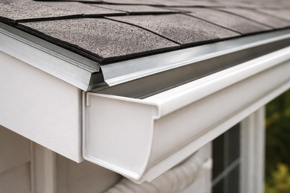 Roof edge and gutter integration