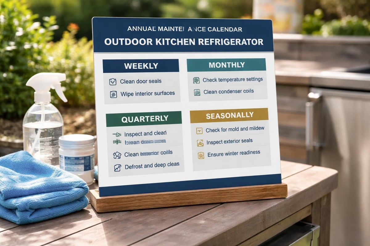 Refrigerator maintenance schedule