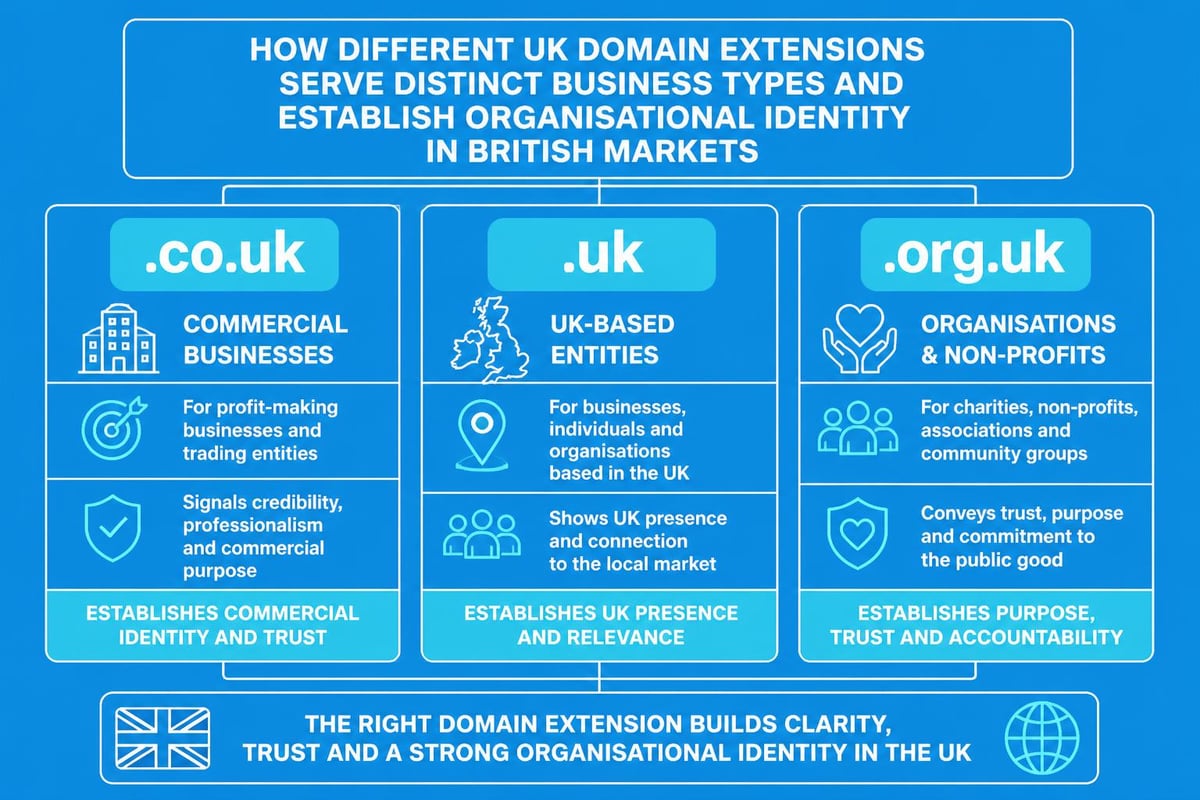 UK domain extension hierarchy