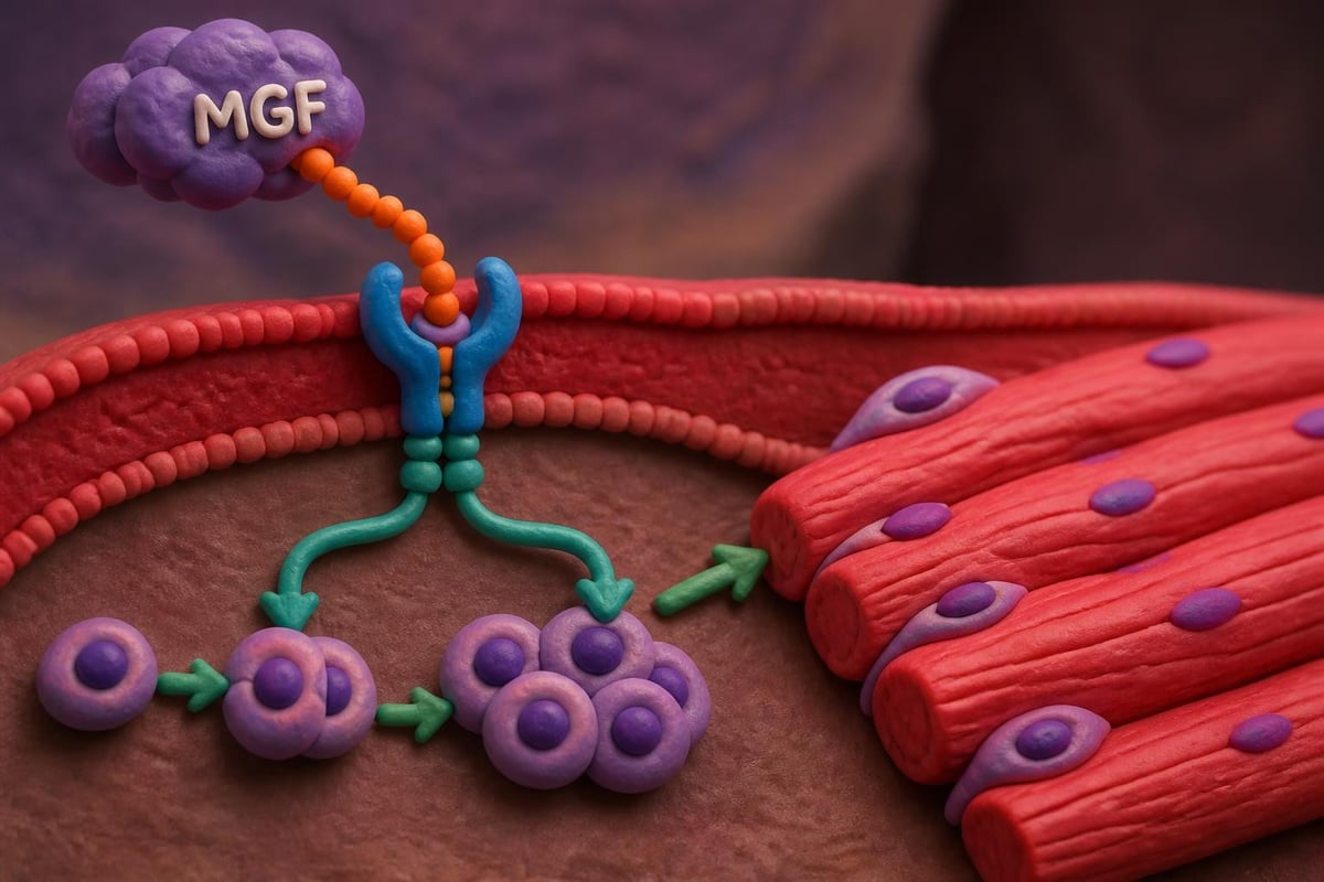 MGF peptide satellite cell activation