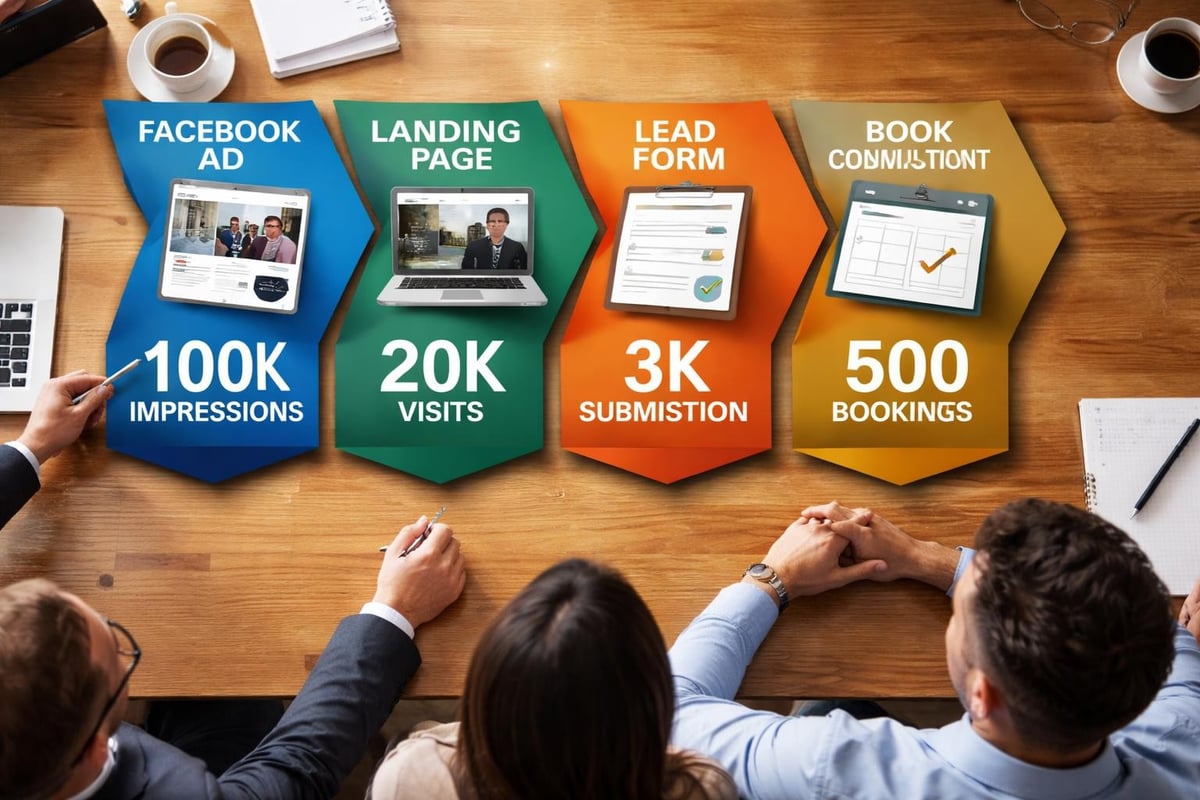Conversion tracking funnel
