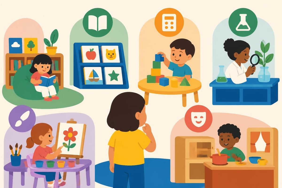 Learning through play centers
