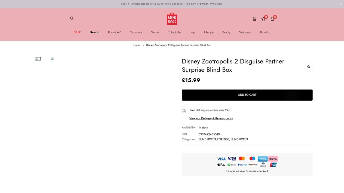 Top 8 Plush Blind Bags Collectibles To Discover In 2026 - Miniso Disney Zootropolis 2 Disguise Partner Surprise Blind Box