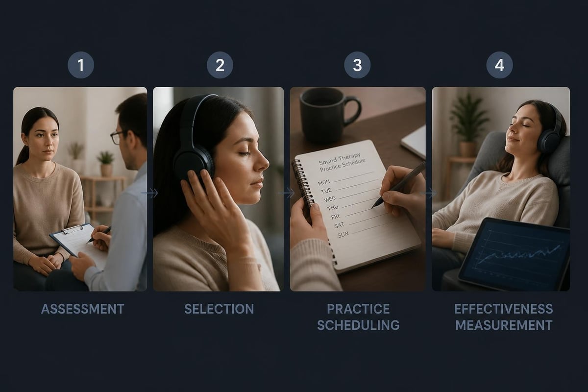 Sound therapy workflow