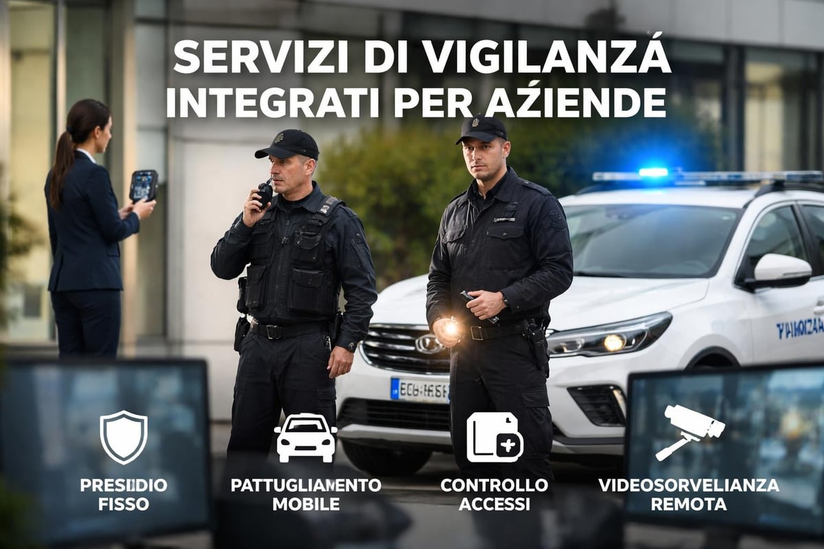 Tipologie di servizi di vigilanza aziendale
