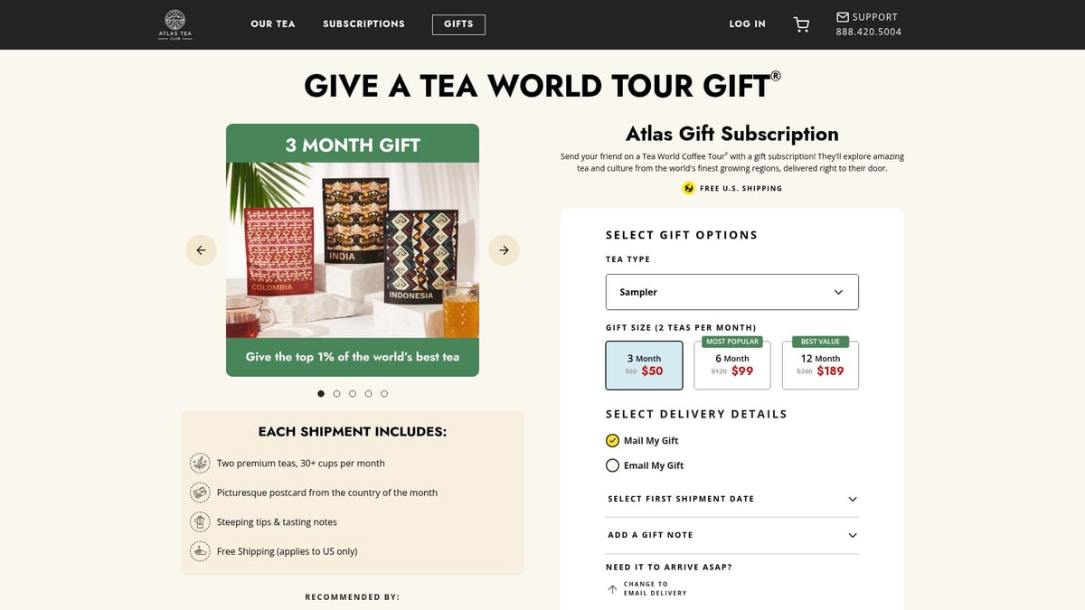 9 Heartwarming Care Package for Sick Friend Ideas 2026 - Atlas Coffee Club Tea Gift Package