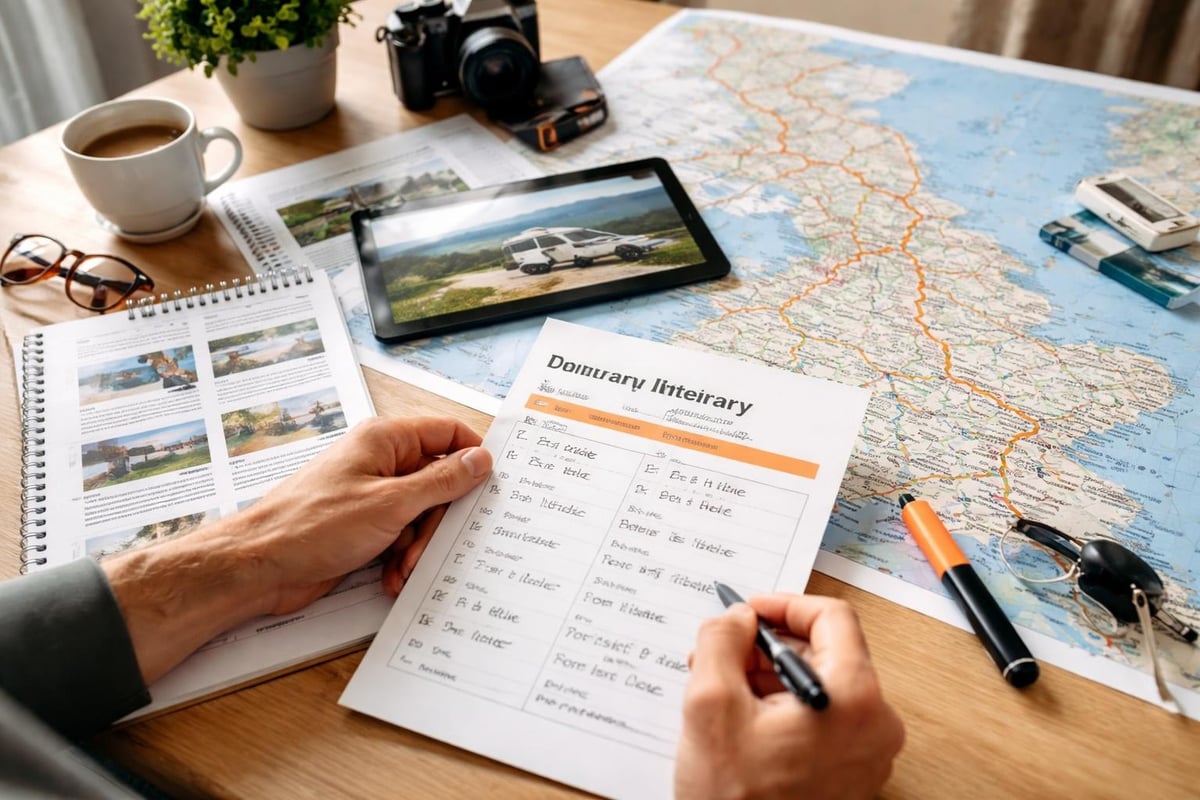 Motorhome journey planning