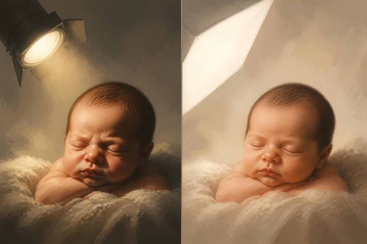 Lighting setup comparison