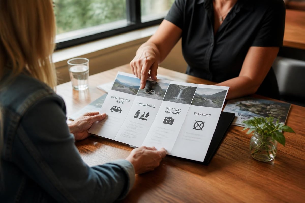 Booking pricing breakdown