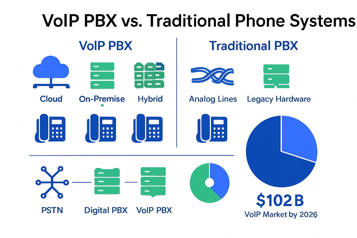 Understanding VoIP PBX and Traditional Phone Systems