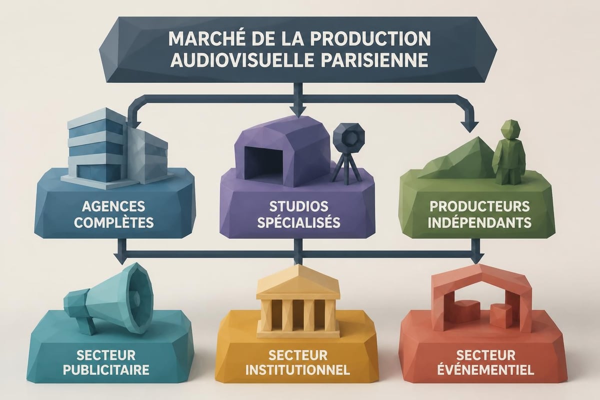 Écosystème production audiovisuelle Paris